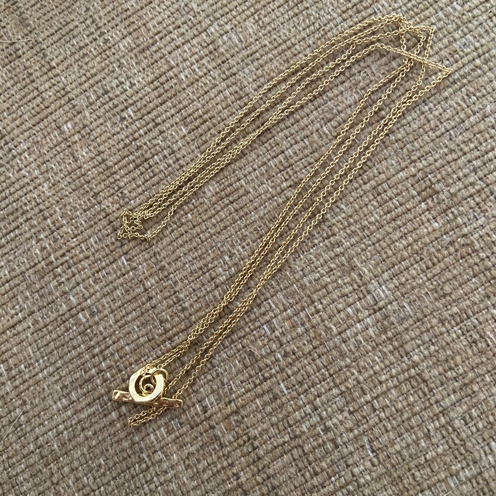 Gorjana toggle lariat necklace.